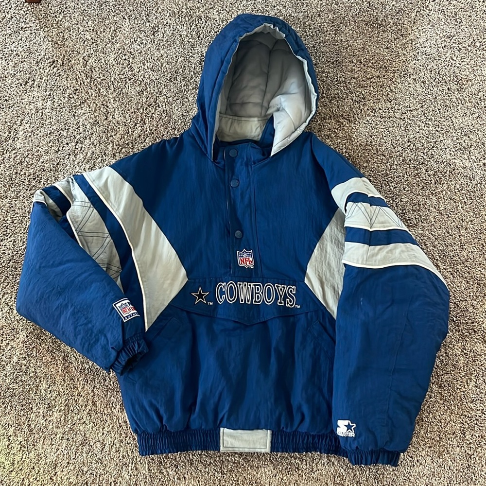 Vintage Dallas Cowboys Starter Jacket- XL youth